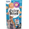 INABA Juicy Bites Bocconcini per Gatti Gusto Granchio e Capesante - 1 Busta (3 Packs x 11,3gr) - Snack Semi Umido per Gatti in Forme Diverse - Cibo per Gatti Senza Conservanti o Coloranti Artificiali