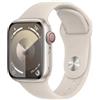 Apple Smartwatch Apple Watch Series 9 GPS + Cellular 41mm Cassa in alluminio con cinturino sportivo S/M Galassia [MRHN3QL/A]
