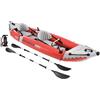 Intex 68309NP - Canoa Gonfiabile Excursion Pro K2, 2 posti, con Accessori, PVC, Rosso, 384x94x46 cm