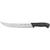 Sanelli linea Skin Coltello Scimitarra Olivato, Acciaio inox, Nero, lunghezza lama 26 cm.