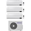 Samsung Climatizzatore Condizionatore Windfree Avant Samsung trialsplit 7000+7000+7000 inverter con AJ052TXJ3KG A+++/A++ 7+7+7