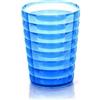 GEDY Bicchiere portaspazzolini in resina blu - Linea Glady di Gedy