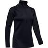 Under Armour Felpa da tennis da donna Under Armour Women's ColdGear Armour 1/2 Zip - Nero