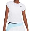 Nike Maglietta Donna Nike Court Dri-Fit Victory Top SS Plus Line W - Bianco