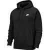 Nike Felpa da tennis da uomo Nike Sportswear Club Hoodie PO BB - Nero