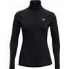 Under Armour Felpa da tennis da donna Under Armour Women's ColdGear Authentics 1/4 Zip - Nero