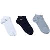 Lacoste Calzini da tennis Lacoste SPORT Low-Cut Cotton Socks 3P - grey chine/navy blue/white