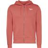 Reebok Felpa da tennis da uomo Reebok Identity Zip-Up Hoodie M - Rosa