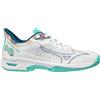 Mizuno Scarpe da tennis da donna Mizuno Wave Exceed Tour 5 CC - Bianco