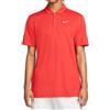 Nike Polo da tennis da uomo Nike Men's Court Dri-Fit Solid Polo - Rosso