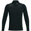 Under Armour Felpa da tennis da uomo Under Armour Men's UAQualifier Run 2.0 1/2 Zip - Nero