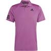 Adidas Polo da tennis da uomo Adidas Club 3STR Polo - Viola