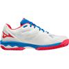 Mizuno Scarpe da uomo per il padel Mizuno Wave Exceed Light Padel - white/opera red/prace blue