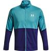 Under Armour Felpa da tennis da uomo Under Armour Men's UA Pique Track Jacket - Turchese