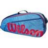 Wilson Borsa per racchette Wilson Junior 3 PK Racket Bag - Arancione, Blu