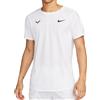 Nike T-shirt da uomo Nike Rafa Challenger Dri-Fit Tennis Top - Bianco