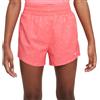 Nike Pantaloncini per ragazze Nike Dri-Fit One High-Waisted Woven Training Shorts - Arancione