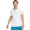 Nike T-shirt da uomo Nike Court Dri-Fit Slam Tennis Top - Bianco