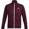 Under Armour Felpa da tennis da uomo Under Armour Sportsyle Tricot Jacket - Marrone