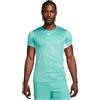 Nike T-shirt da uomo Nike Court Dri-Fit Advantage Printed Tennis Top - Turchese