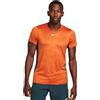 Nike T-shirt da uomo Nike Court Dri-Fit Advantage Printed Tennis Top - Arancione