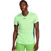 Nike T-shirt da uomo Nike Court Dri-Fit Advantage Printed Tennis Top - Verde