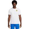 Nike T-shirt da uomo Nike Court Dri-Fit T-Shirt Open - Bianco