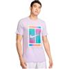 Nike T-shirt da uomo Nike Court Dri-Fit Tennis T-Shirt - Viola