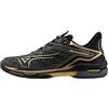 Mizuno Scarpe da tennis da uomo Mizuno Wave Exceed Tour 6 CC 10TH - Dorato, Nero