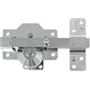 Amig - Pentola Incassata con Cilindro Rotondo e Pêne Dormant Mod. 1Plus | 105 x 170 mm | Serratura per porta di sicurezza con chiave e sistema anti-gancio | 5 chiavi a punti, acciaio argentato