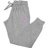 Lotto Pantalone Tuta Donna LA1012 Felpa,con Polsino al Fondo e Tasche Laterali. Grigio S