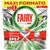 Fairy Platinum Detersivo Pastiglie Lavastoviglie Plus, 50 Capsule, Limone, Tecnologia Anti-Opaco Con Azione Brillantante, Contro Il Grasso E Le Incrostazioni Ostinate