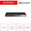Hikvision DS-3E2528-H - Switch di rete - 24 Porte Base-T 10/100/1000 + 4 porte Base-X SFP 1000 - 1 Console Port