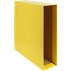 Grafoplás 17171460 Confezione da 12 astucci per raccoglitori Grafcolor, colore giallo, formato A4, dorso 80 mm