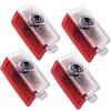 Tenatu 4 Pezzi Compatibile con Luci Proiettore Porta Mercedes Benz, illuminazione sottoscocca auto, luce LED di benvenuto, illuminazione d'ingresso per A B C E M G AMG Serie W166 W176 W205 W212