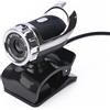 DERCLIVE Webcam con microfono, rotazione a 360 gradi, Plug & Play, USB, compatibile con Windows 2000