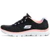 Skechers Flex Appeal 4.0 - Fresh Move, Scarpe da ginnastica Donna, Nero, 37 EU