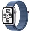 Apple Watch Se Gps 40mm Alluminio Argento - Cinturino Sport Loop Blu Inverno - Apple - APP.MRE33QL/A