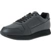 Calvin Klein Jeans Sneakers Uomo in pelle, Nero (Triple Black), 44