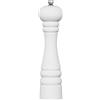 FLORINA Macina Sale e Pepe (24 cm) I Macinapepe Manuale in Legno di Faggio I Macinatura in Acciaio Inox I Design Classico I Macina Sale e Pepe Legno I Vuoto, Manuale, Grande I Colore: Bianco