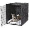 Midwest Homes for Pets, copertura privacy da 137,16 cm per cani XXL, per gabbie Ginormous SL54 e SL54DD Midwest, adatta a lavatrice/asciugatrice, grigio, CVR-54