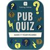 Talking Tables Gioco da viaggio con quiz da pub, formato tascabile, per la famiglia da giocare in viaggio o a casa, confezionato in una scatola di latta regalo, Babbo Natale segreto o riempitivo per
