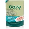 Oasy gatto wet bustina tonno con gamberetti 70 gr