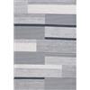 Safavieh Tappeto moderno per soggiorno, sala da pranzo, camera da letto, Odyssey Collection, pelo corto, grigio e nero, 91 x 152 cm