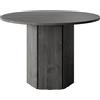 Selsey Hexa Dining Table Laminated Top Black Ash 110cm