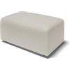 BAÏTA Pouf Milo Tessuto Bouclette, Bianco