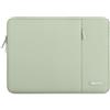 MOSISO Laptop Custodia Borsa 13-13,3 Pollici Notebook Compatibile con MacBook Air/Pro,Compatibile con MacBook Pro 14 M4 M3 M2 M1 2025-2021,Poliestere Manica Verticale con Tasca,Salvia Verde