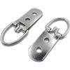 LagunaProject 10 x Heavy Duty Picture Hanger D anelli 58 mm nichelato