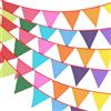 G2PLUS 10m Bandierine Arcobaleno,Ghirlanda di Bandierine,Banner Tessuto