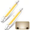 FDHVCB Lampadina R7s Led 78mm 10W Dimmerabile, Bianco Naturale 4500K, 1000LM, Equivalente a 100W Lampada Alogena, AC 220-240V, 2 Pezzi